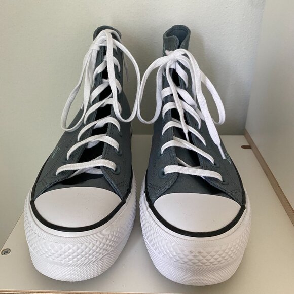 Converse Chuck Taylor All Star Lift High Top Tiny Tattoos Blue M7/W9 - Picture 5 of 6